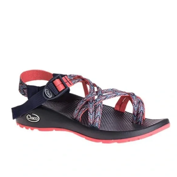 Chaco Red and Black Adjustable Strap Sandals Chaco Z/1 Classic Sandal Women Watermelon Red - Walmart.com main image 2